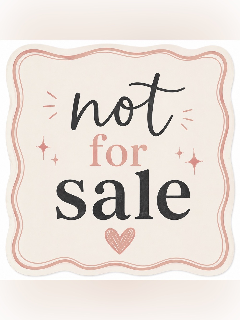 Not for sale
